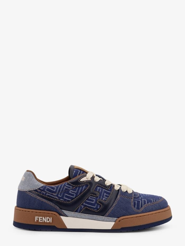 Fendi Match Denim Sneakers