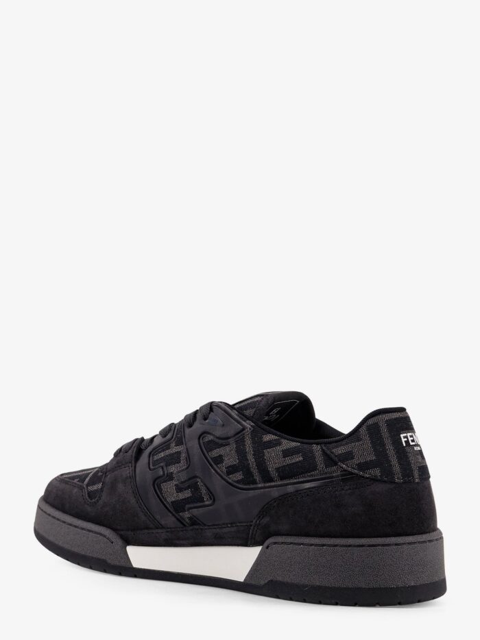 Fendi Match FF Jacquard And Suede Sneakers