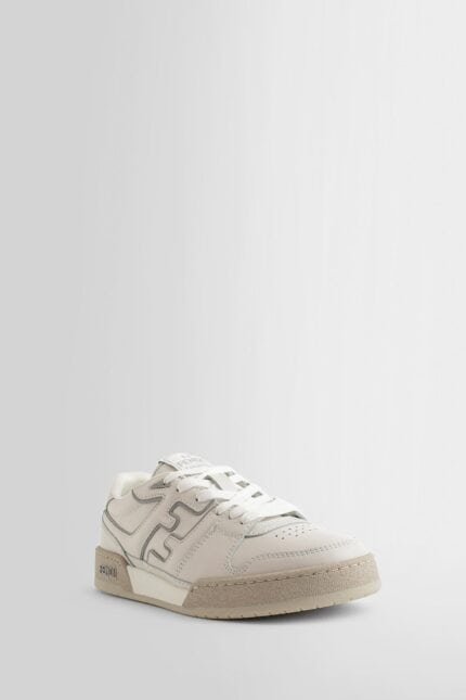 FENDI Match Leather Low-top Sneakers