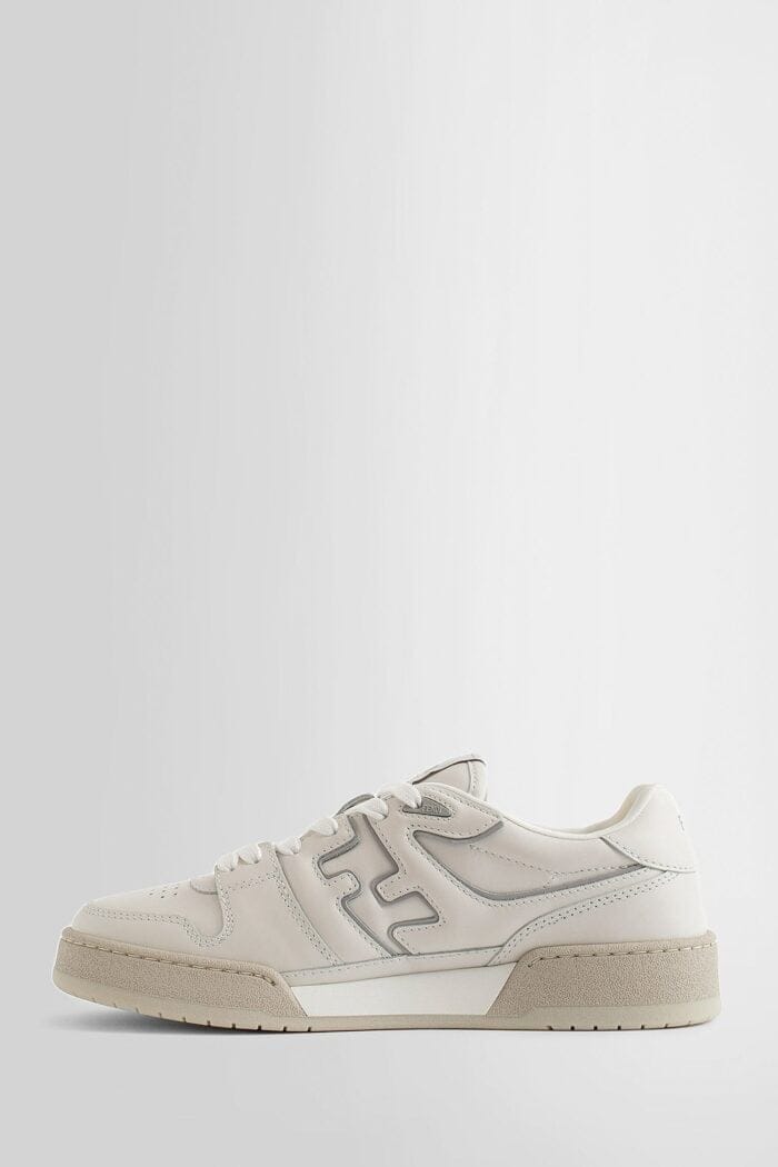 FENDI Match Leather Low-top Sneakers