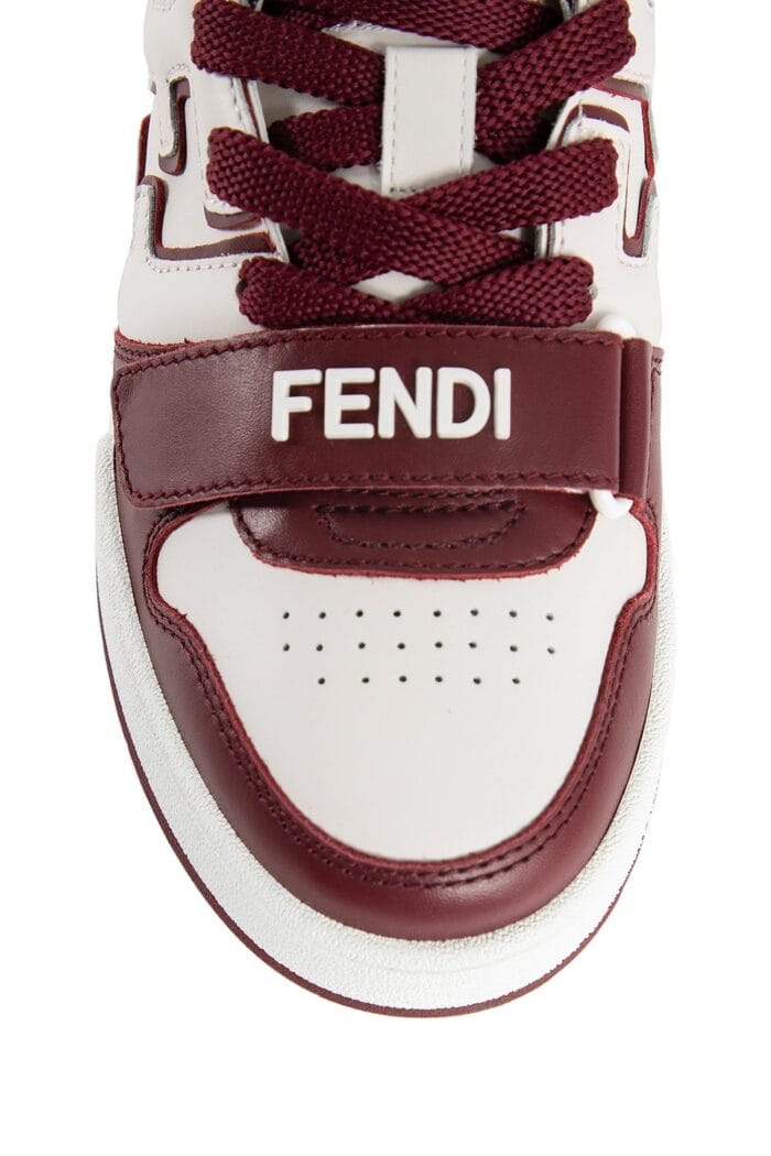 Fendi Match Leather Low-tops Sneakers