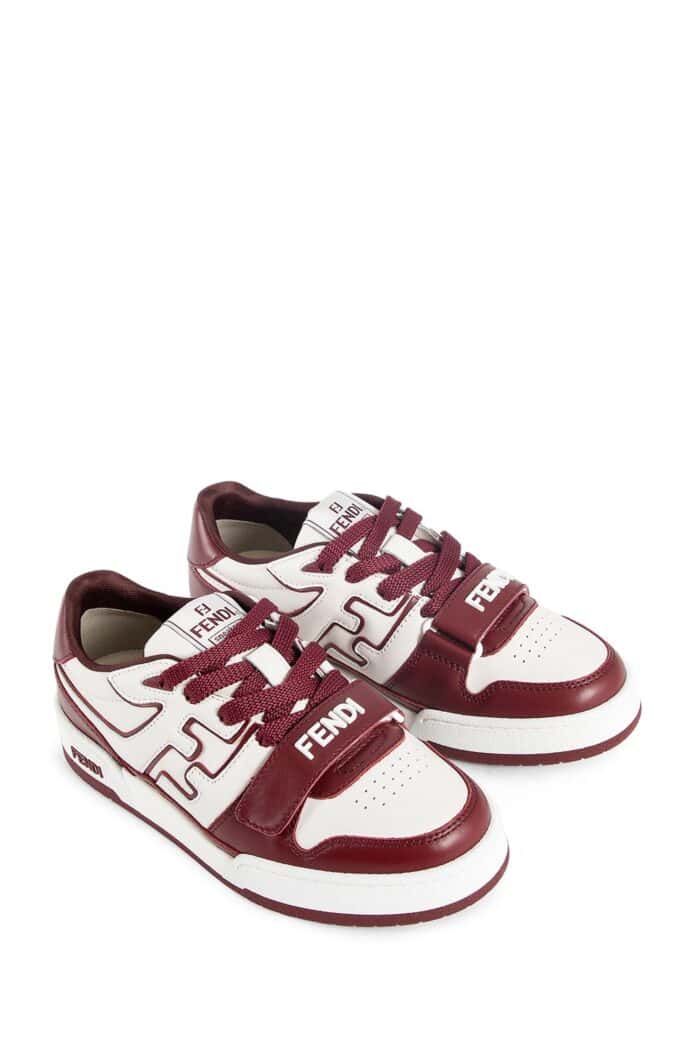 Fendi Match Leather Low-tops Sneakers