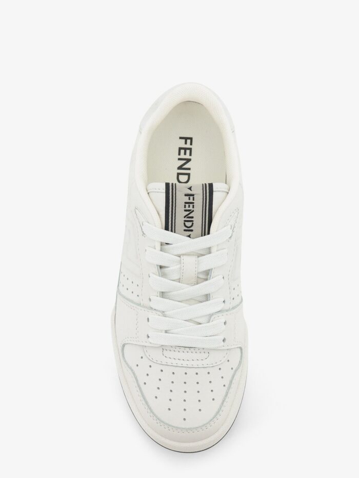 Fendi Match Leather Sneakers