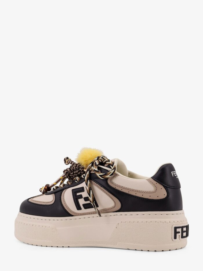 Fendi Match Leather Sneakers
