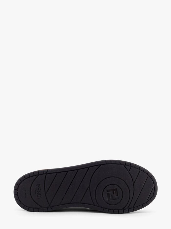 Fendi Match Low-top FF Jacquard Fabric And Suede Sneakers