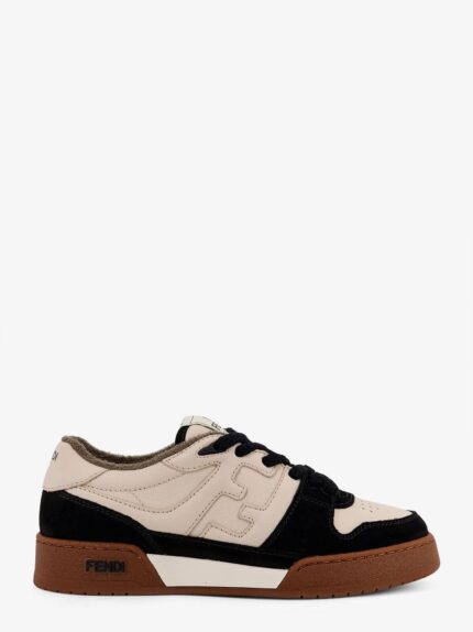 Fendi Match Low-top Leather Sneakers