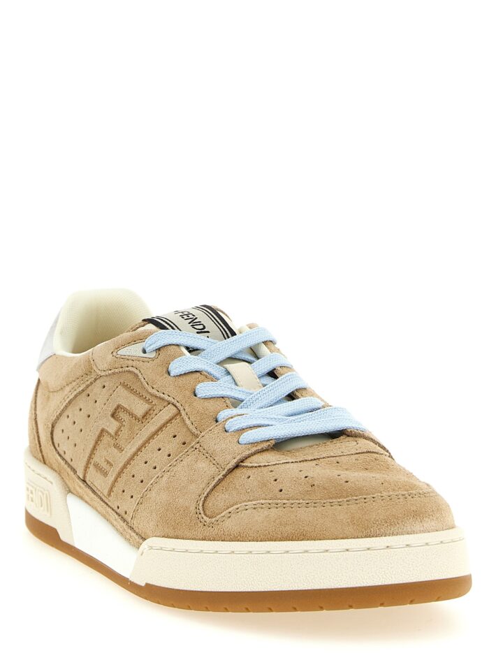 Fendi Match Suede Sneakers