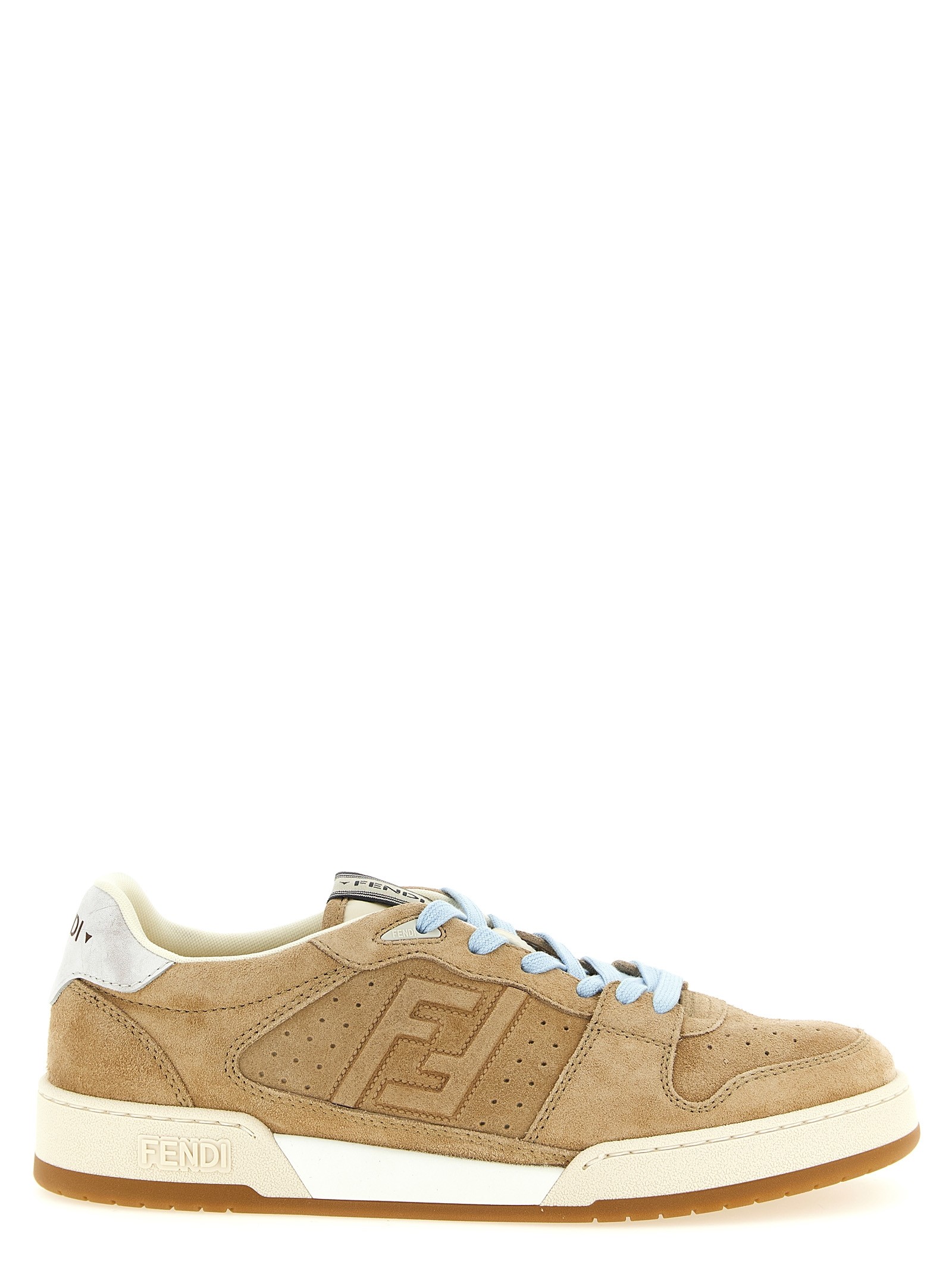 Fendi Match Suede Sneakers