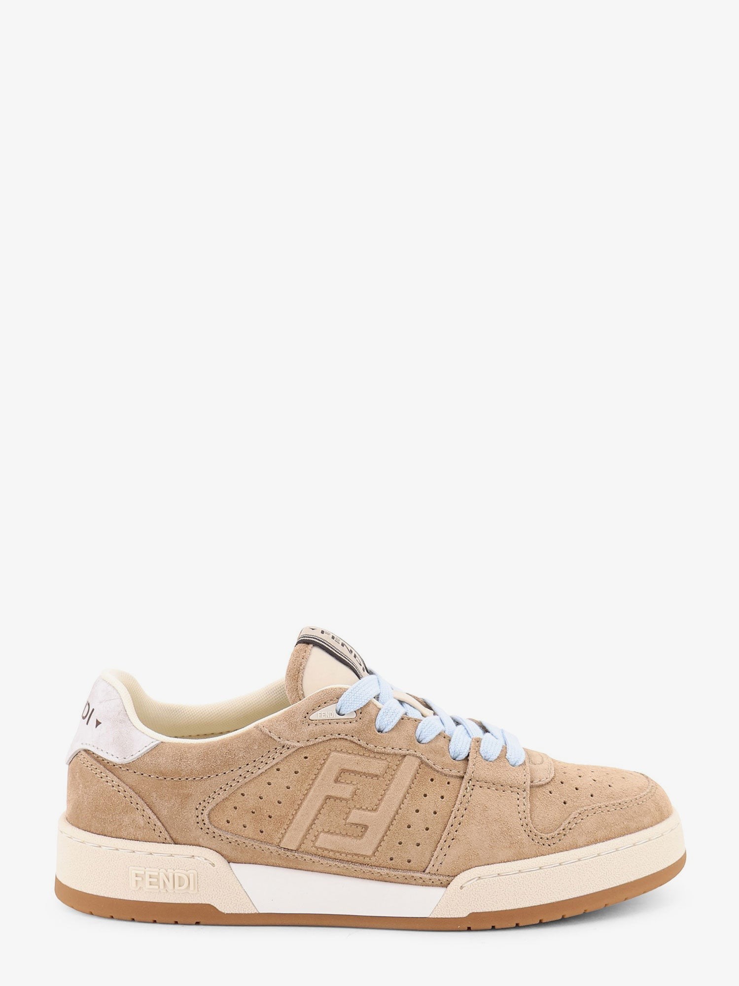 Fendi Match Suede Sneakers
