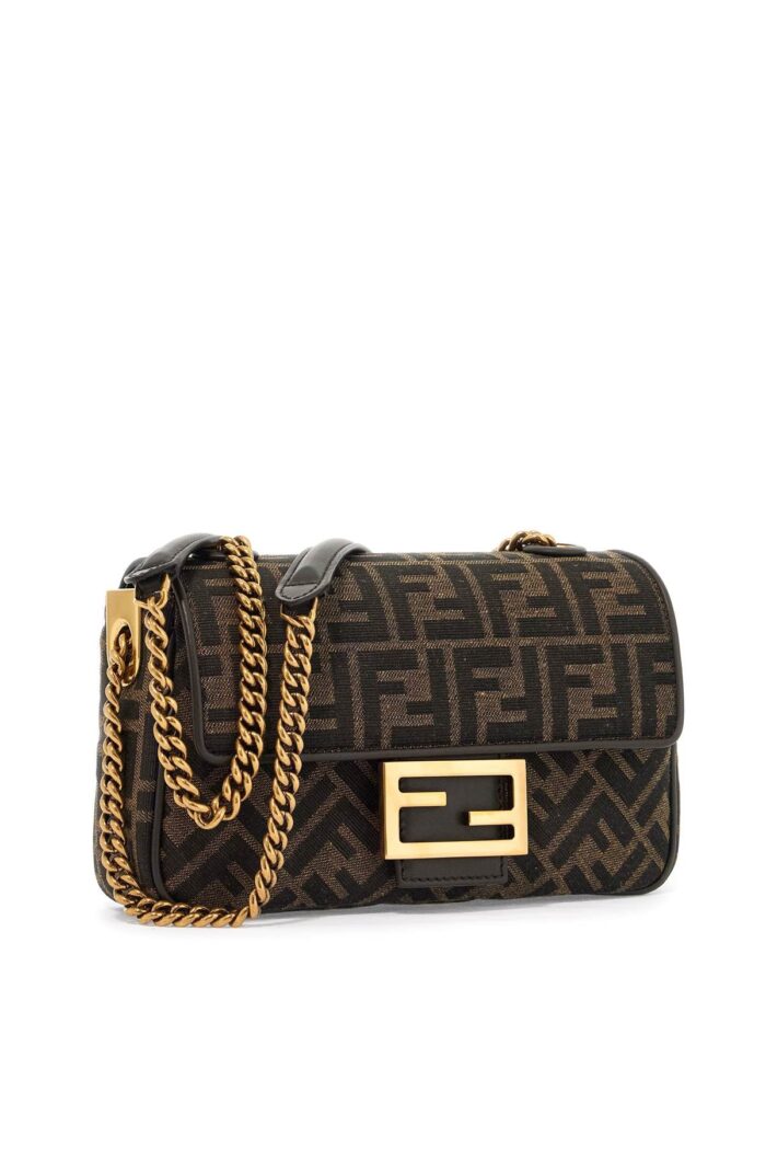FENDI Medium Ff Fabric Baguette Bag