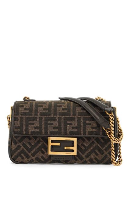 FENDI Medium Ff Fabric Baguette Bag