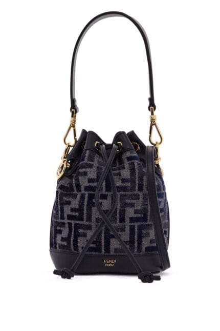 FENDI Mini Mon Tresor Velvet Ff Bag