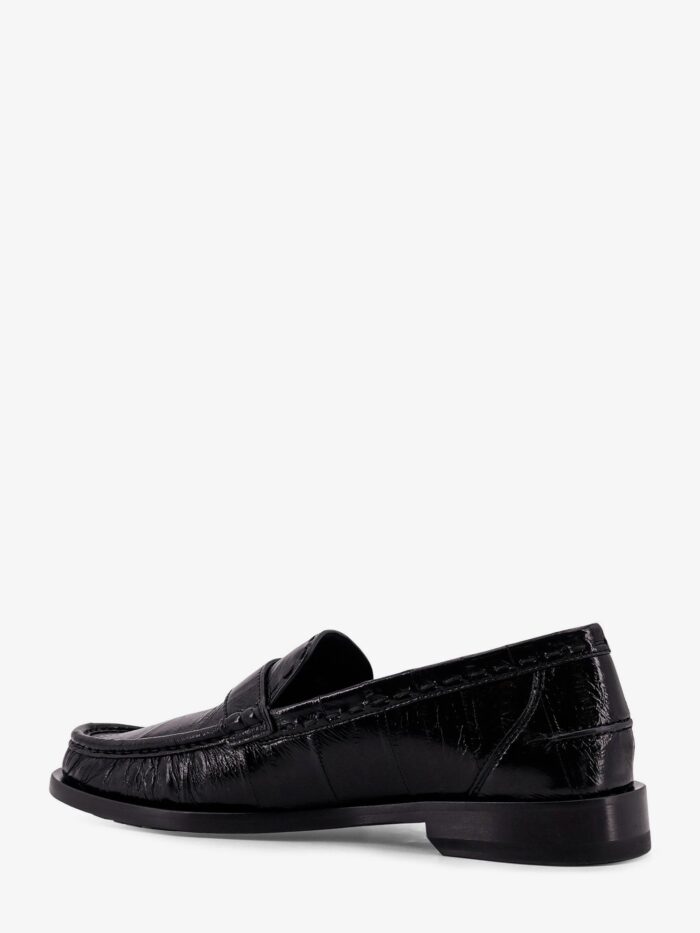 Fendi Missina Leather Loafers