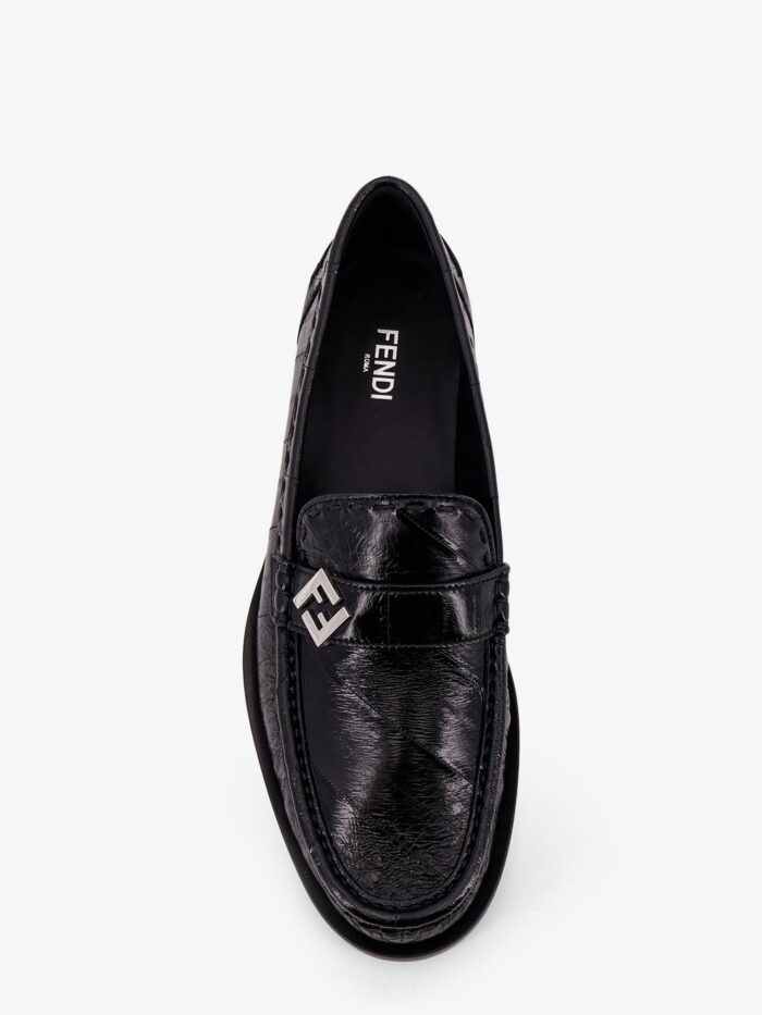 Fendi Missina Leather Loafers