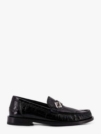 Fendi Missina Leather Loafers
