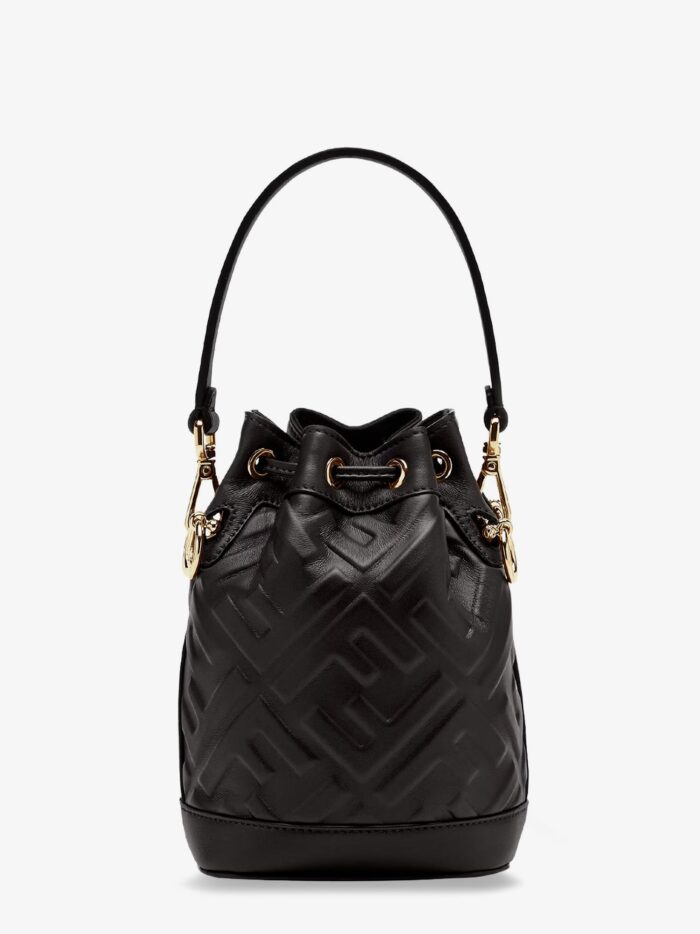 Fendi Mon Tresor Leather Bucket Bag