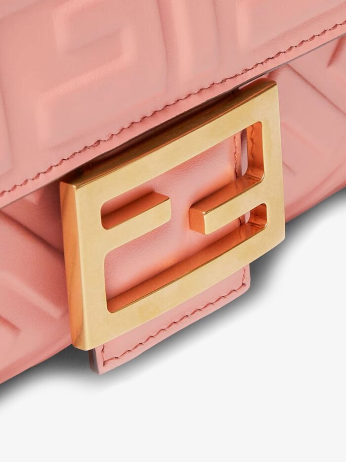 Fendi Mykonos Baguette Leather Shoulder Bag