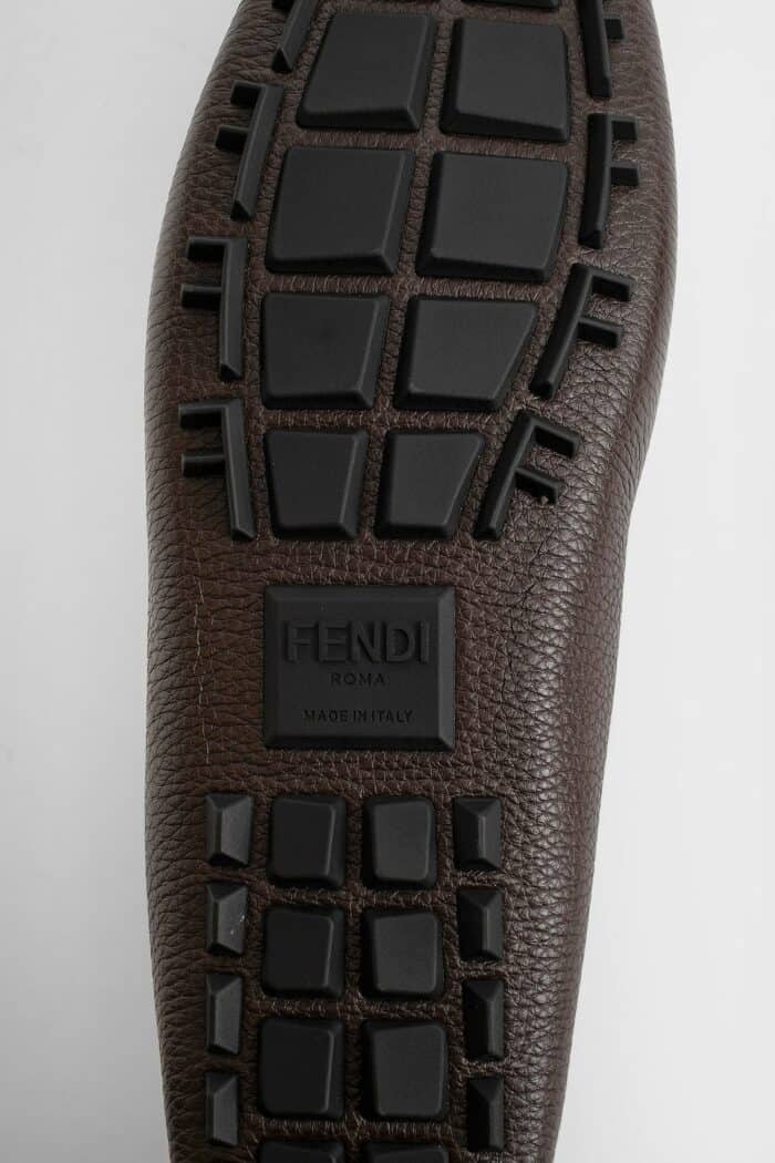 FENDI O Lock Driving Shoes