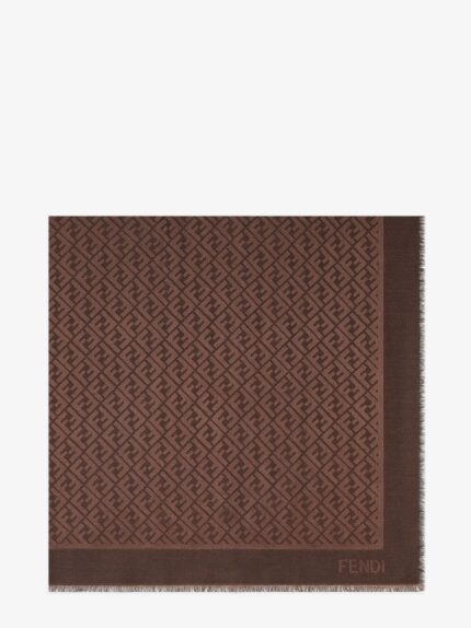 Fendi Organic Silk And Wool Shawl