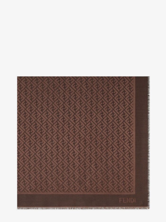 Fendi Organic Silk And Wool Shawl