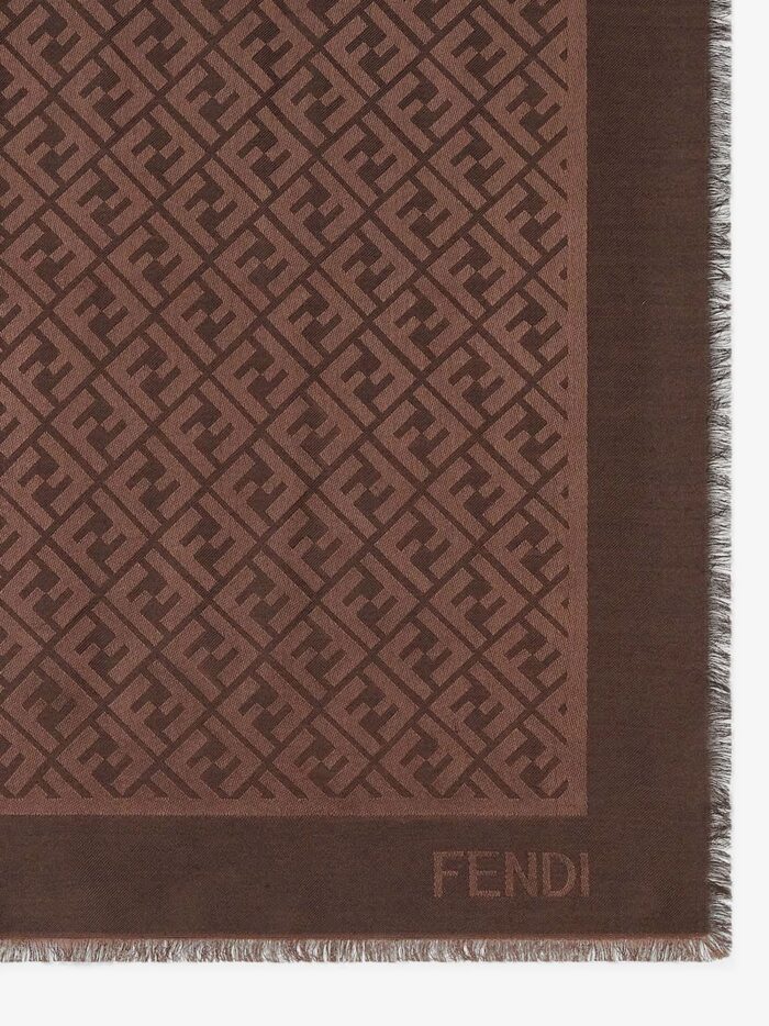 Fendi Organic Silk And Wool Shawl