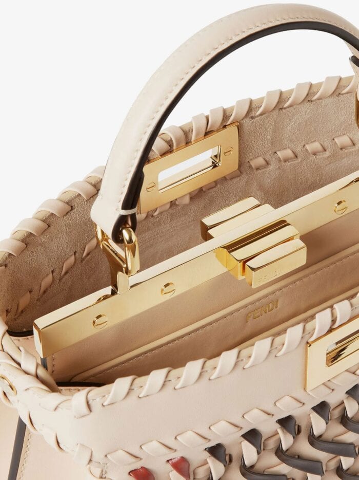 Fendi Peekaboo ISeeU Small Leather Crossbody Bag