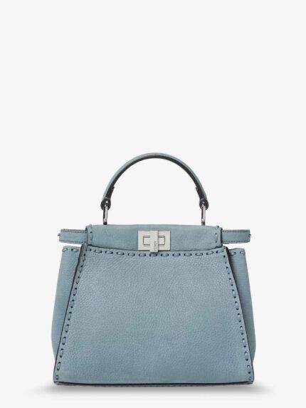 Fendi Peekaboo Mini Leather Crossbody Bag