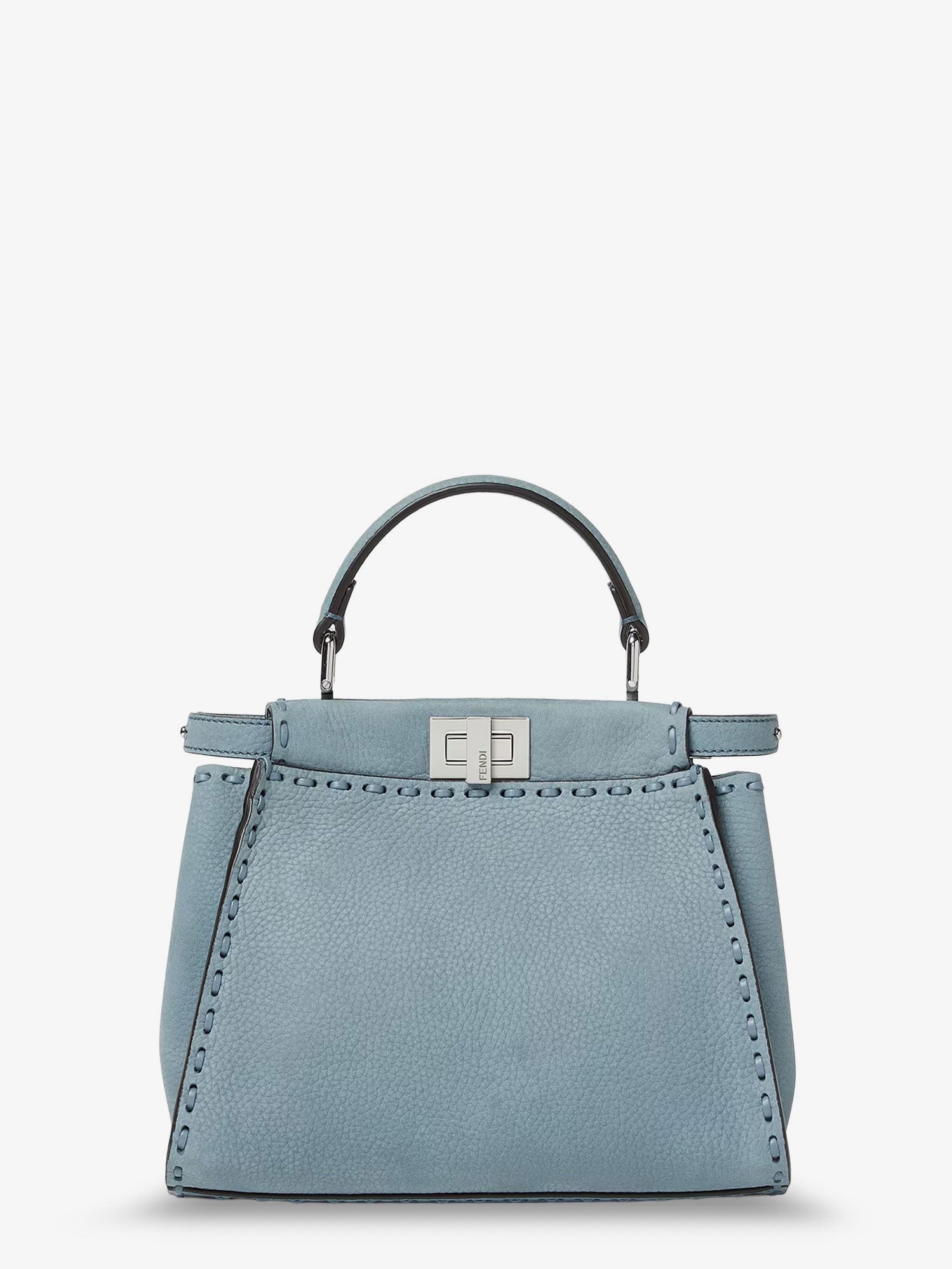 Fendi Peekaboo Mini Leather Crossbody Bag