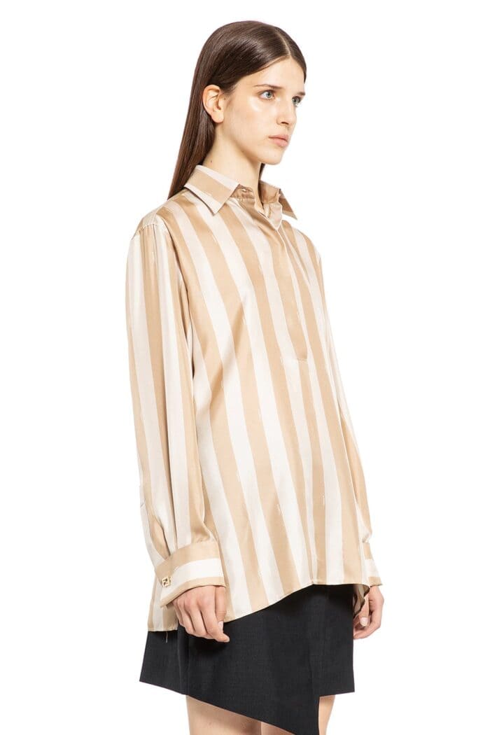 FENDI Pequin Silk Shirt