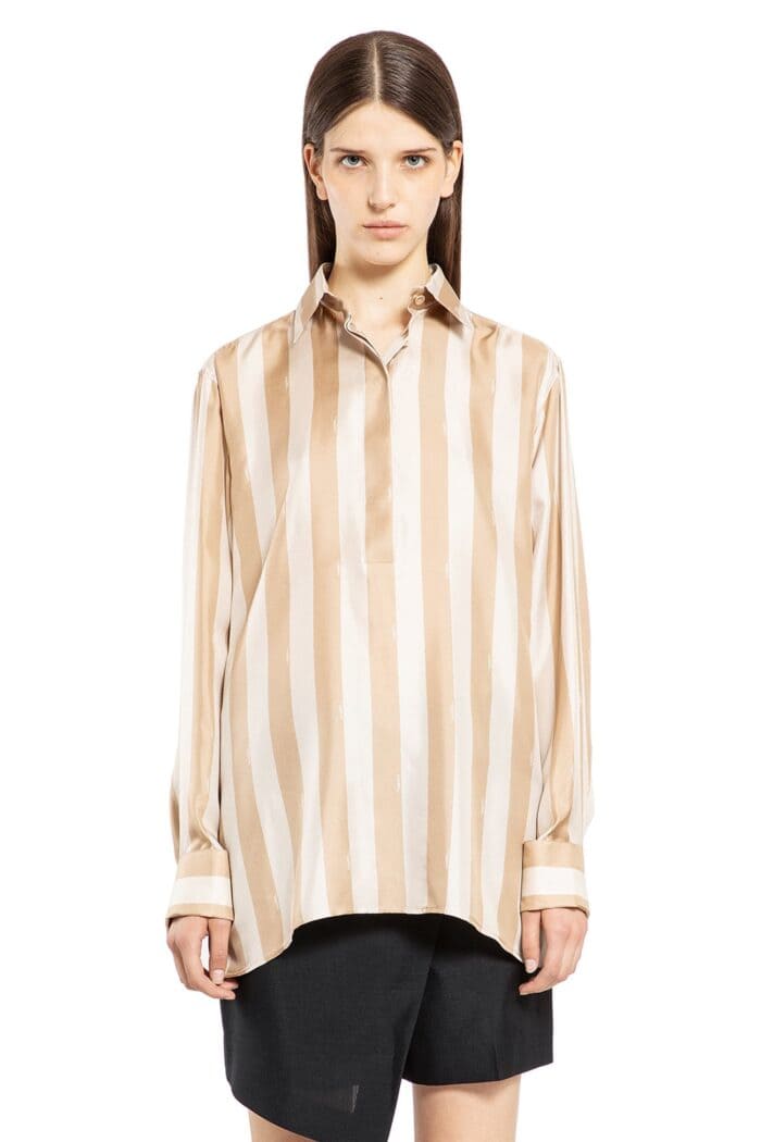 FENDI Pequin Silk Shirt