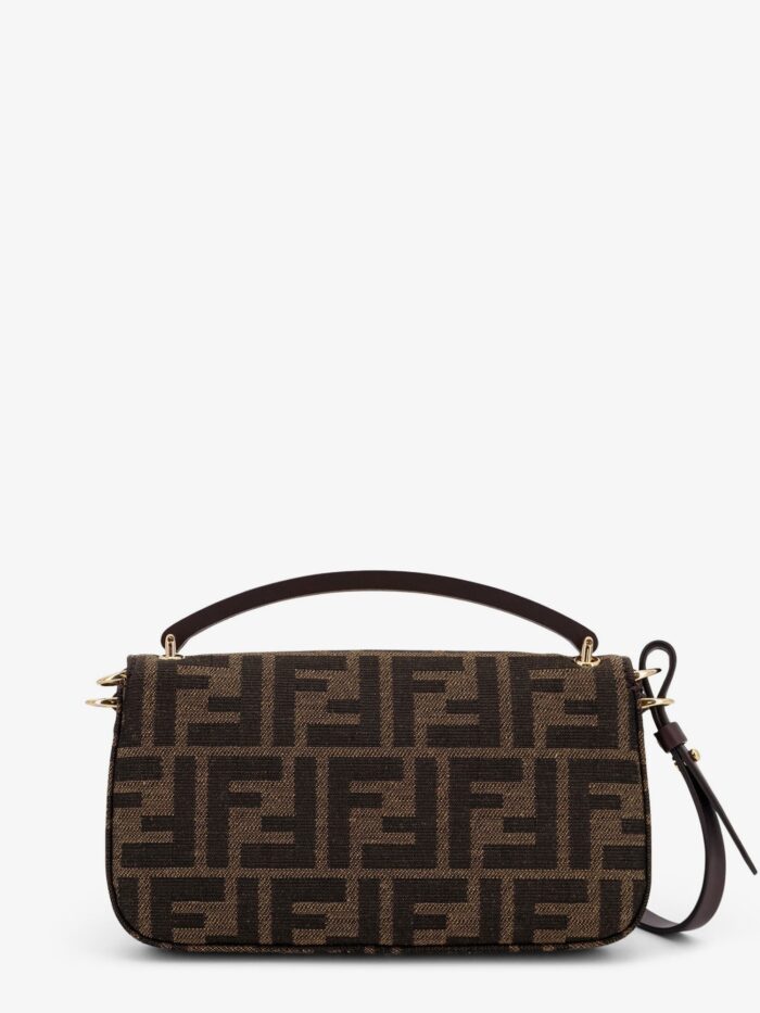 Fendi Phone Baguette FF Jacquard Fabric Crossbody Bag