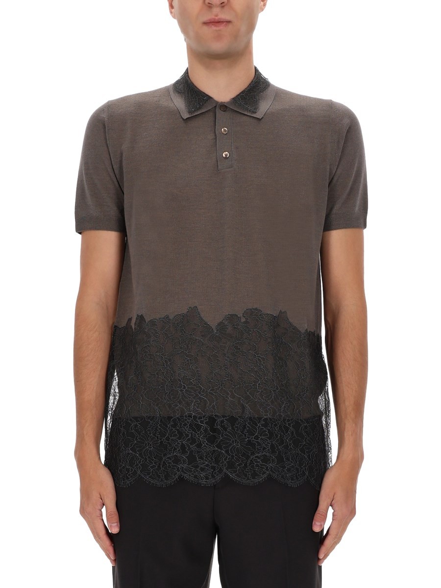 Fendi POLO WITH LACE