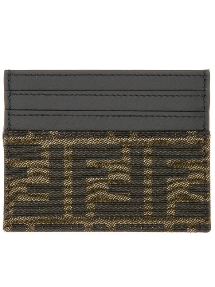Fendi PORTA CARTE IN PELLE