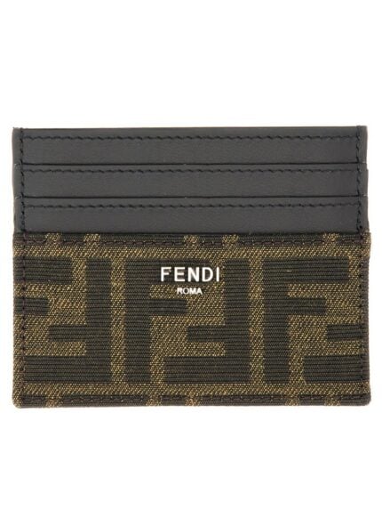 Fendi PORTA CARTE IN PELLE