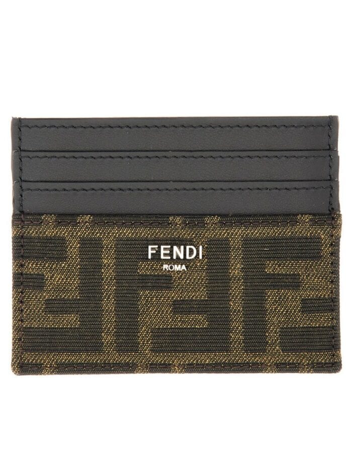 Fendi PORTA CARTE IN PELLE