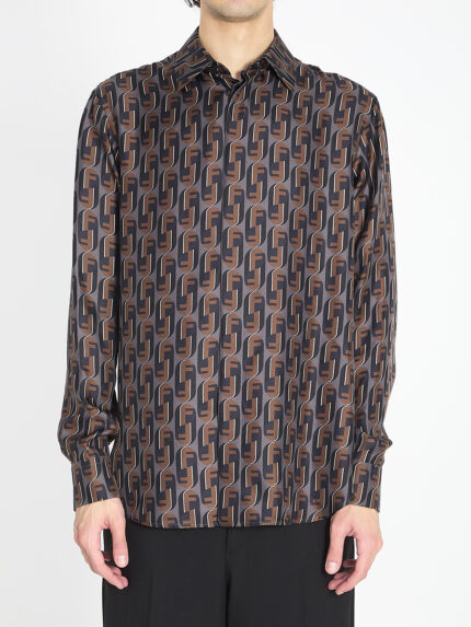 Fendi Printed silk shirt