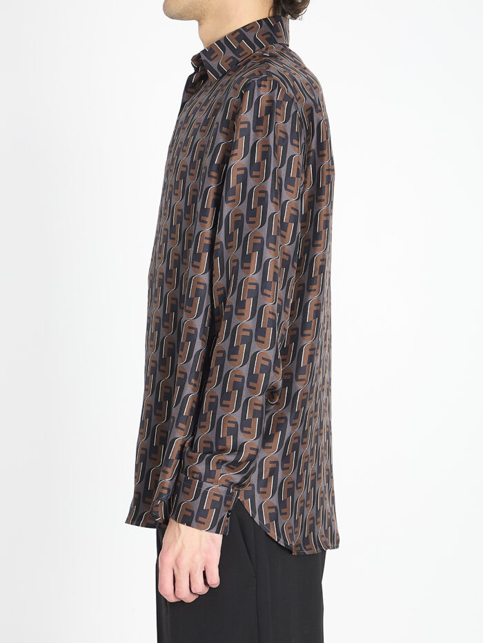 Fendi Printed silk shirt