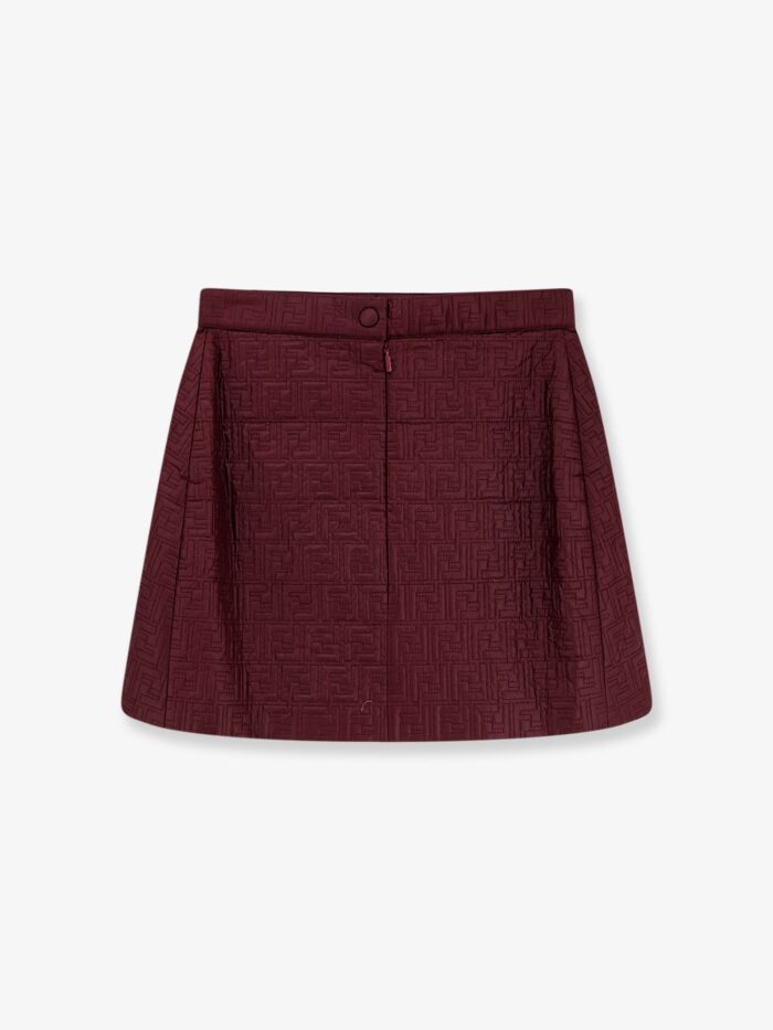 Fendi Quilted Nylon Mini Skirt