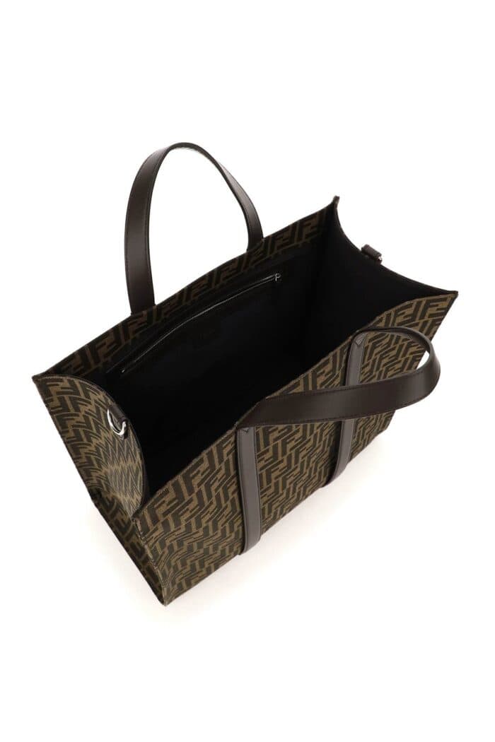 FENDI Recycled Ff Jacquard Fabric Tote Bag