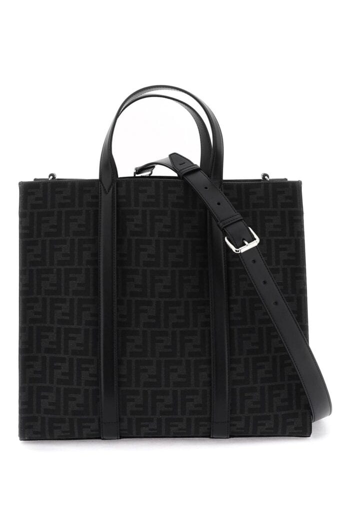 FENDI Recycled Ff Jacquard Fabric Tote Bag