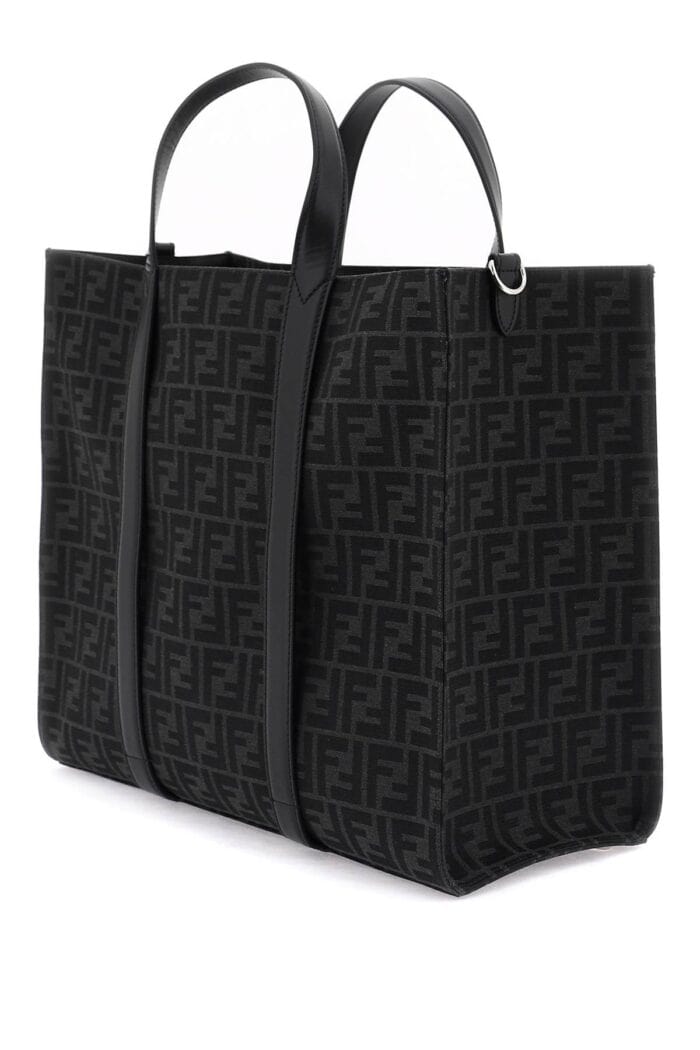 FENDI Recycled Ff Jacquard Fabric Tote Bag