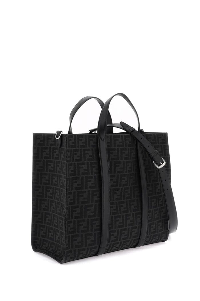 FENDI Recycled Ff Jacquard Fabric Tote Bag