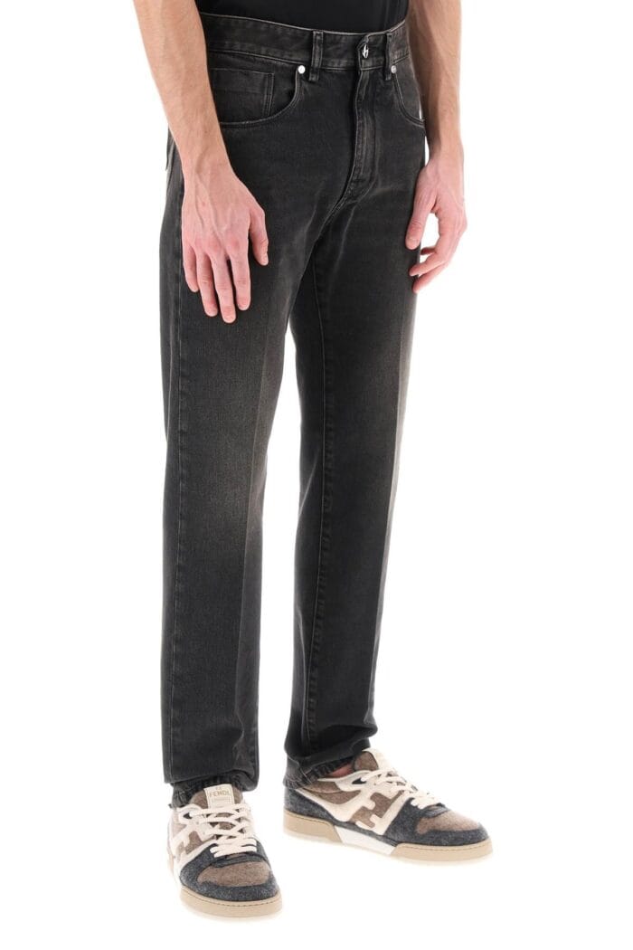 FENDI Regular Jeans With Tailored Crease