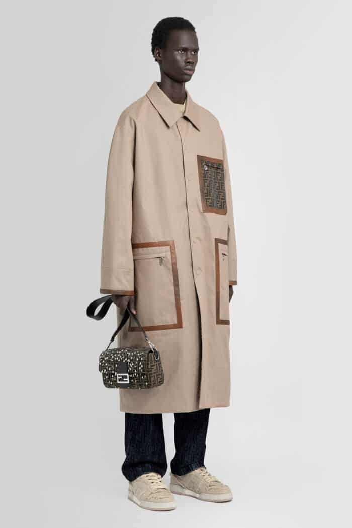 FENDI Reversible Fabric Trench Coat