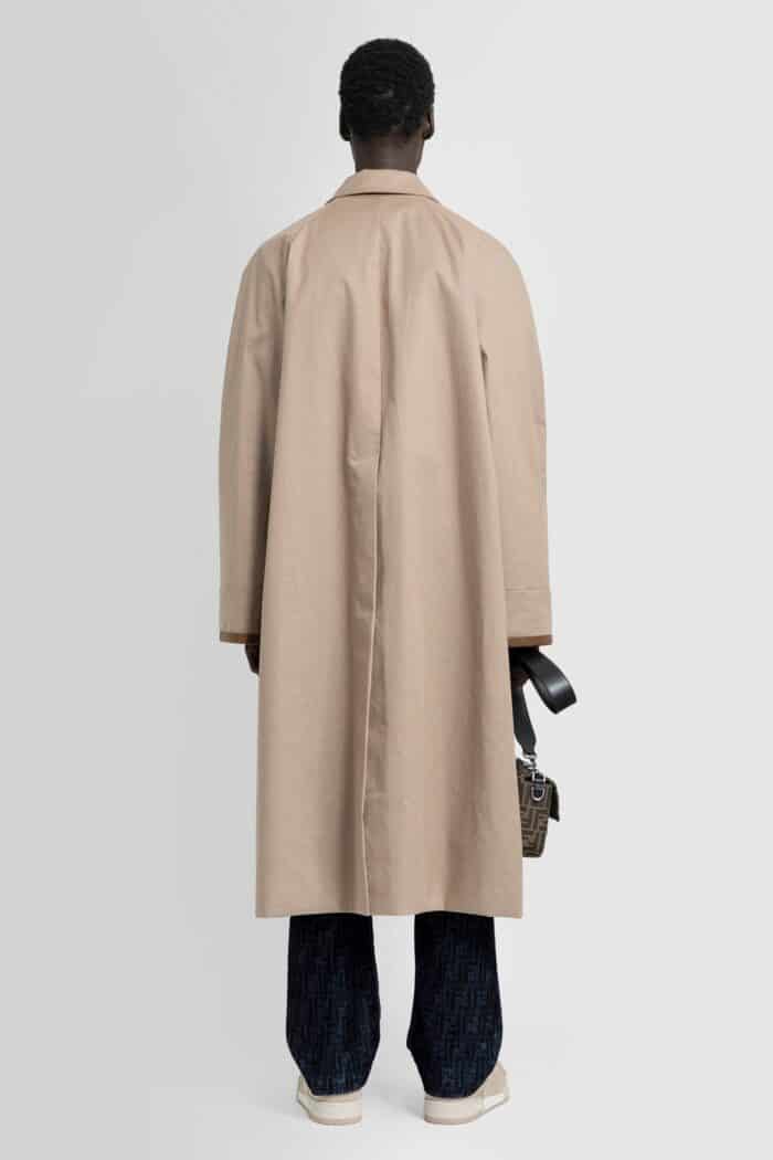 FENDI Reversible Fabric Trench Coat