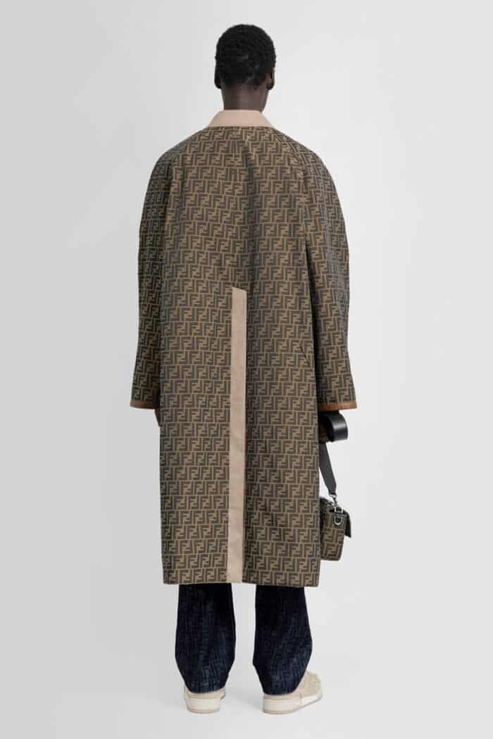 FENDI Reversible Fabric Trench Coat