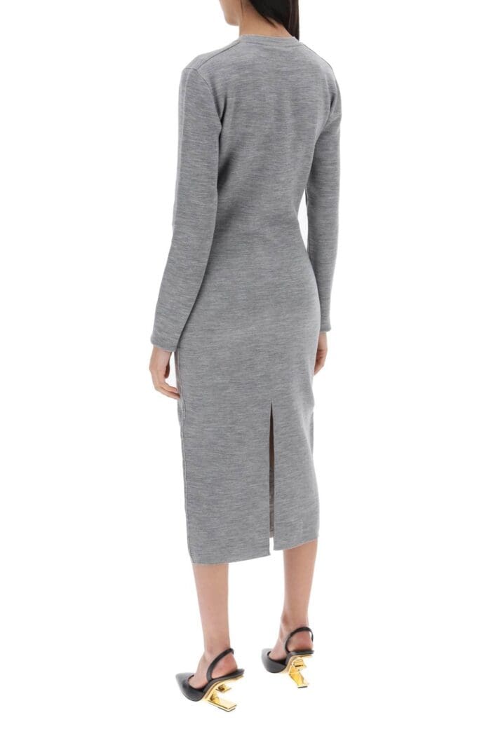 FENDI Reversible Knit Dress In Seven