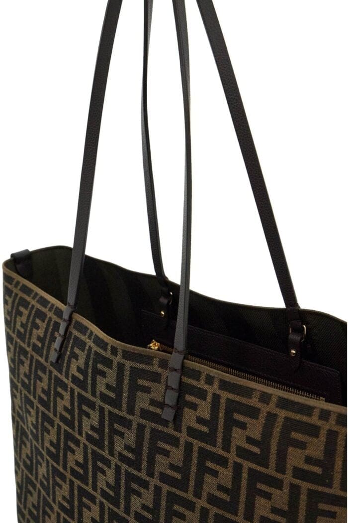 FENDI Reversible Roll Large Shopping Bag