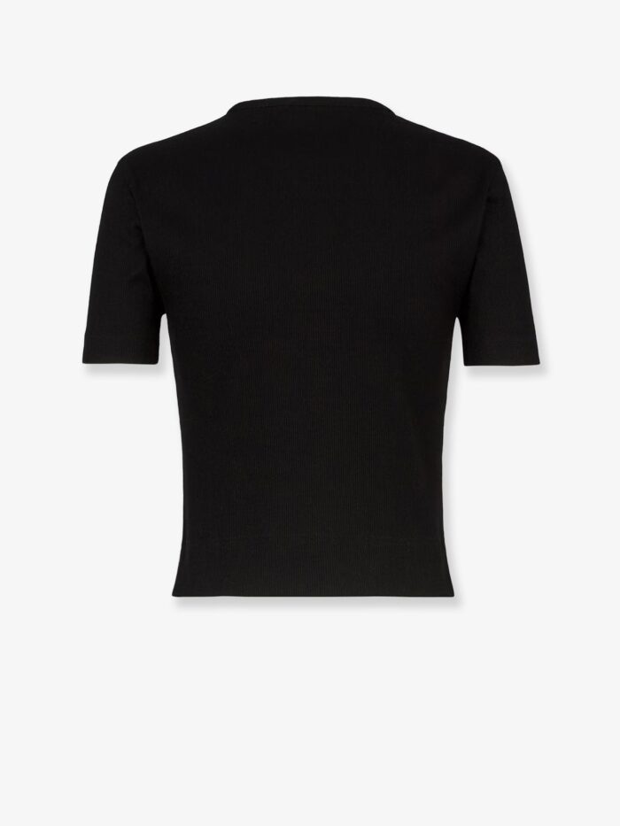 Fendi Ribbed Cotton T-shirt