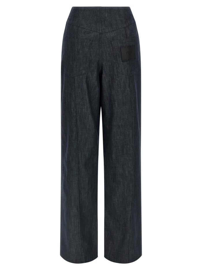 'Fendi Roma' Patch Jeans